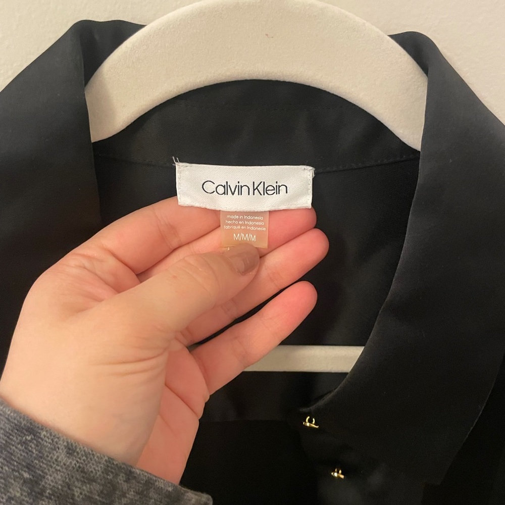 Calvin Klein Mesh Button Up - image 2